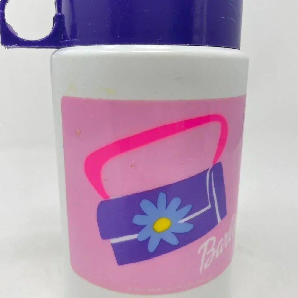 Vintage Barbie‎ Mattel 2001 Thermos Back to School Purple Preowned